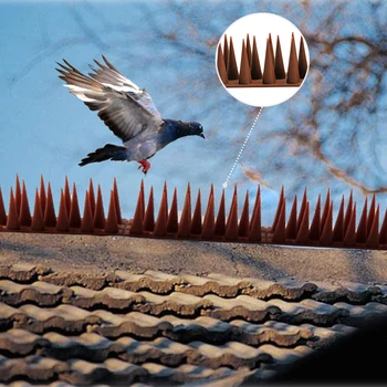 45CM ציפור דוקרנים נגד טיפוס מרתיע חיה נגד גניבה גדר פלסטיק קוצים למנוע חתולים גינת גג אספקה