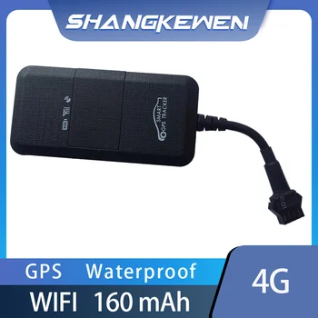5m דיוק 4G GPS לרכב Tracker 160mAh מעקב בזמן אמת נגד גניבה איבד איתור מגנטי חזק הר SIM הודעה Positioner