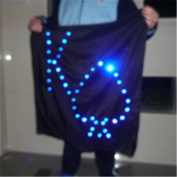 Blendo תיק עם אורות כחולים (עלה K) - שלב אור קסמים אביזרים אביזרים קסם מנטליזם גימיק קוסם לשנות את התיק