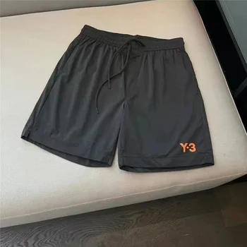 Y-3 2023 מכנסיים קצרים Fashoin קוריאנית עיצוב קלאסי מזדמנים מכנסיים קצרים בקיץ באיכות גבוהה מותאמים אישית מיובשים רשת יוניסקס החוף Y3 קצרים.