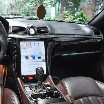 13.6 אינטש טסלה סגנון רדיו במכונית עבור מזראטי GT GC GranTurismo 2007-2017 אנדרואיד Qualcomm אוטומטי ניווט GPS Carplay סטריאו