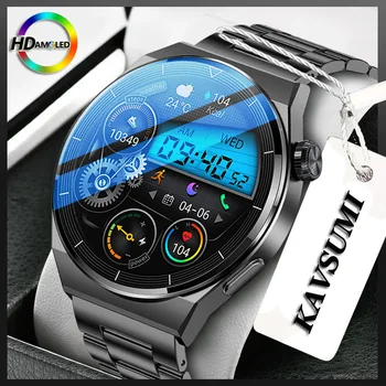 2022 חדש Smartwatch גברים GT3 Pro AMOLED 390*390 מסך HD קצב הלב Bluetooth לקרוא שעון חכם IP68 ספורט עמיד למים שעונים+קופסא
