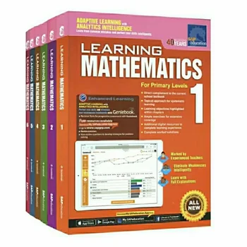 6 ספרים/סט SAP לימוד ספר מתמטיקה כיתה 1-6 לילדים ללמוד מתמטיקה ספרים סינגפור ספר יסודי מתמטיקה לימוד