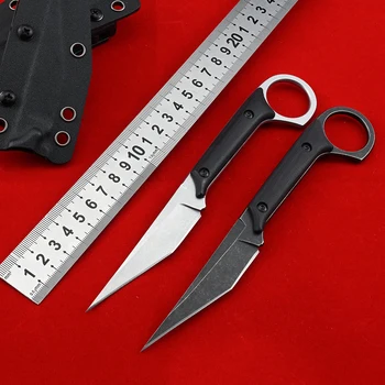 CS ללכת סכין ציד 440C קבוע להב G10 Karambit חיצוני קמפינג הישרדות סכין טקטית להגנה עצמית סכינים EDC כלים