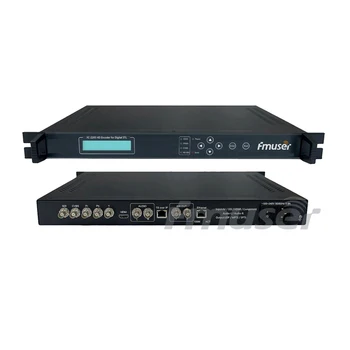 FMUSER FC-2205 HD H. 264 מקודד עם SDI AVC MPEG-4 YPbPr CVBS AUDIO In ו-ASI IP החוצה