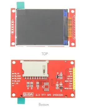 Mega2560 אונו 2.2 אינץ 9PIN HD SPI LCD TFT 65K צבעים מסך עם PCB לוח ILI9341 IC 240(RGB)*320 תואם עבור 5110 מיקרו-בקרים stm32 C51