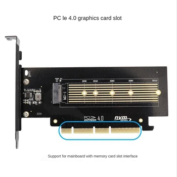 PCIE4.0 M2 NVME כרטיס הרחבה M. 2 דיסק קשיח מתאם לוח תמיכה 2230 2242 2260 2280 22110