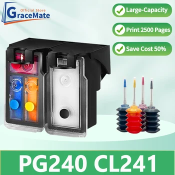 PG240 CL241 מחסנית דיו pg 240 cl 241 תואם עבור מדפסת canon pixma מחסנית MG2120 MG3120 MG3620 MG4120 TS5120 MX372