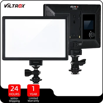 Viltrox L116T CRI95+ Bi-Color 3300K-5600K ניתן לעמעום אור LED וידאו תצוגת LCD דק במיוחד עבור המצלמה מצלמת וידאו DV
