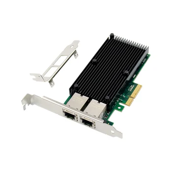 X550-T2 Server כרטיס רשת PCI-E X4 10GbE כפול חשמל יציאת שרת כרטיס רשת RJ45 צבירת רשת Cdapter