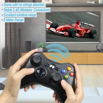אביזרי המשחקים אלחוטית/קווית בקר עבור קונסולת Xbox 360 2.4 G Gamepad למחשב Windows עבור ה-Xbox 360 המשחק אביזרים