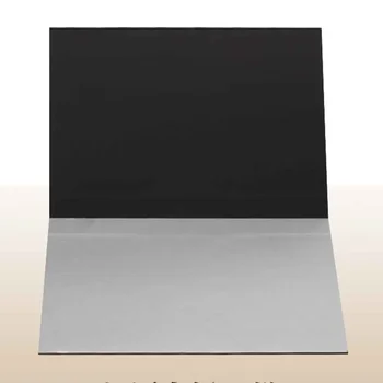 ב1 נייר בולם קטן אביזרים סטודיו דו צדדית לוח לבן שחור כסף עבור צילום מתקפל מקרטון אור רפלקטור