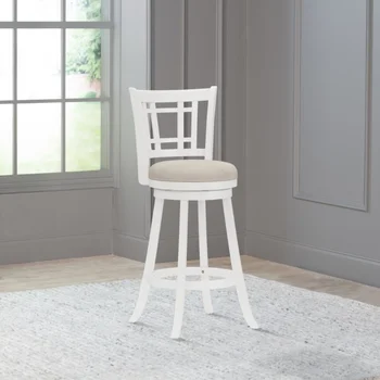 הילסדייל רהיטים כסא בר מסתובב עם לבן בר שרפרף שרפרף כיסא מונה צואה