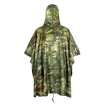 הסוואה משרתיך החליפה מעיל גשם קל משקל ציד אביזרי ביגוד עבור ציידים לנשימה טקטי CS שדה משחק מלחמה חליפה