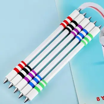 זוהר Led מסתובב עט צבע רב תלמיד מסתובב איזון הלחץ עט, עטים טווה צעצוע 