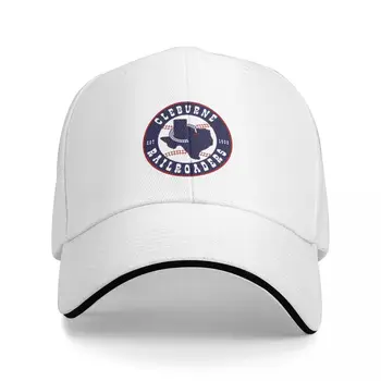 כובע בייסבול עבור גברים, נשים, כלי הלהקה Cleburne Railroaders לוגו שחור אופנת רחוב כובעים השמש