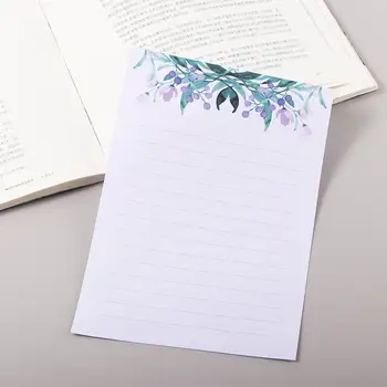 מקסים המשרד מתנה ליום האהבה אות פד מכתב הזמנה פרחי נייר מעטפות נייר לכתוב כרטיס ברכה