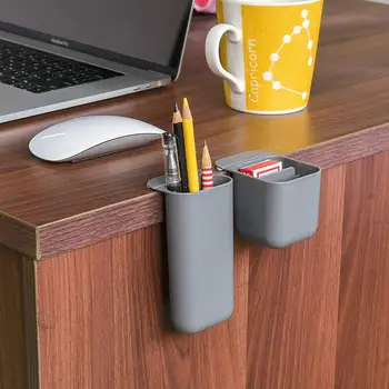 עיפרון בעל להדביק מסך עט מחזיקי מיכל ארגונית עיפרון ארגונית תחת מחשב MonitorDesktop השולחן שקיות אחסון