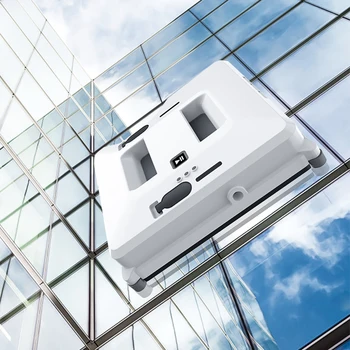 רובוט לניקוי חלונות עם ריסוס הביתה Appliance חכם שלט רחוק מרובע יניקה גבוהה עבור חלון קיר כביסה תרסיס מים